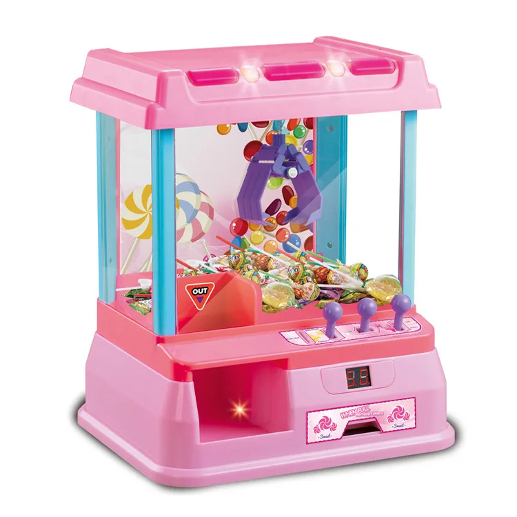 

Children Catch Crane Machine Mini Claw Machine Opel USB Upgraded Folder Doll Electric Coin Game Toy