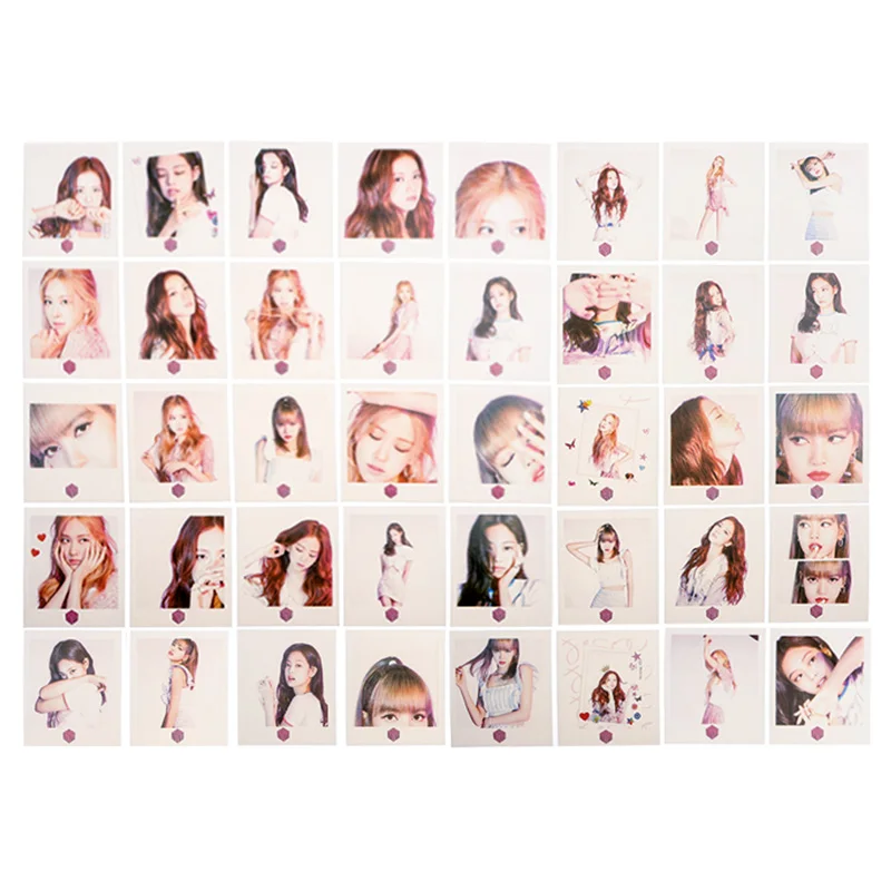 40 шт./компл. Корейский KPOP BLACKPINK девушки альбом фото карты ПВХ карты самодельные LOMO карты фотокарты