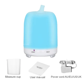 

KBAYBO 200ml LED Light Aroma Essential Oil Diffuser Air Humidifiers Cool Mist Maker Ultrasonic Cooler Mist Fogger for Home