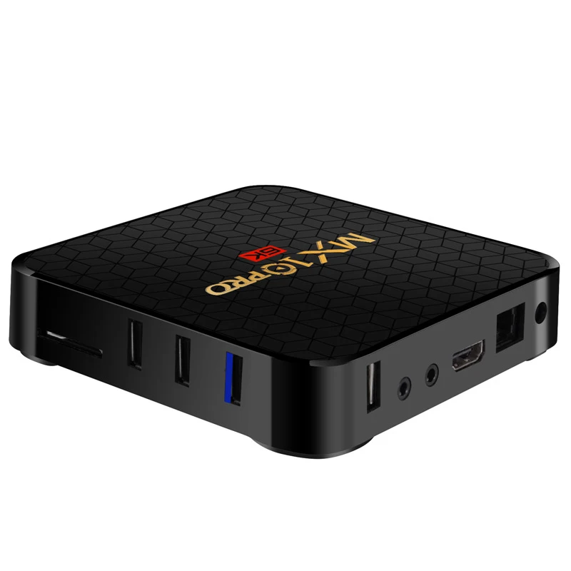 MX10 PRO H6 Smart TV Box Android 9.0 4G 64G Media player 4K Google Voice Assistant WiFi Support IPTV Media Player