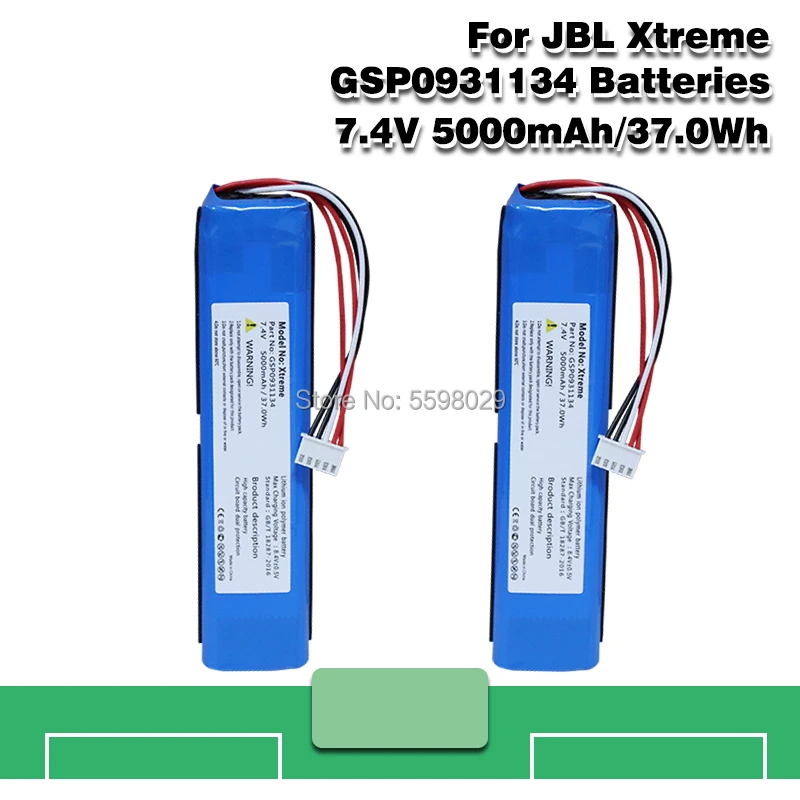 100 Original new 5000mAh GSP0931134 Latest Production Battery for JBL