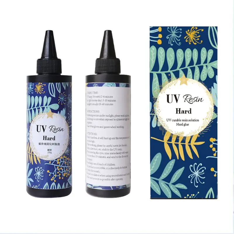 Clear Hard Quick-Drying UV Resin for DIY Jewelry and Crafts