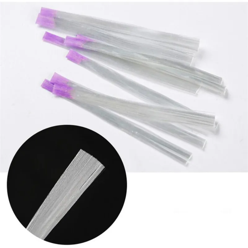 50Pcs Professional Silk Fiberglass Nail Form Acrylic Tips Extension Gel Nail Accessory Glass Fiber Nail Extension Paper Tool