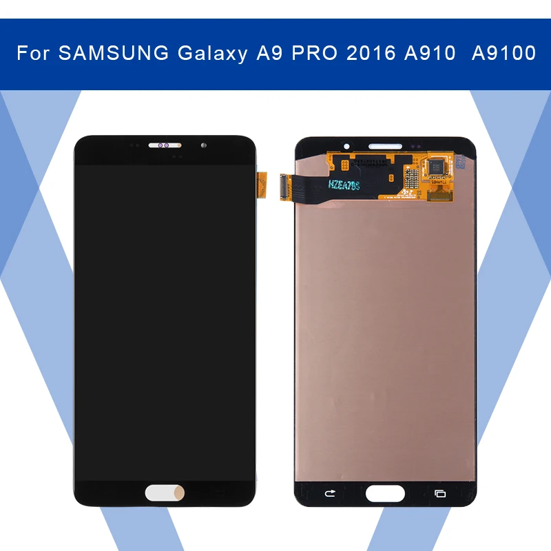 Для SAMSUNG Galaxy A9 PRO A910 A9100 lcd AMOLED дисплей экран+ сенсорная панель дигитайзер в сборе для SAMSUNG дисплей