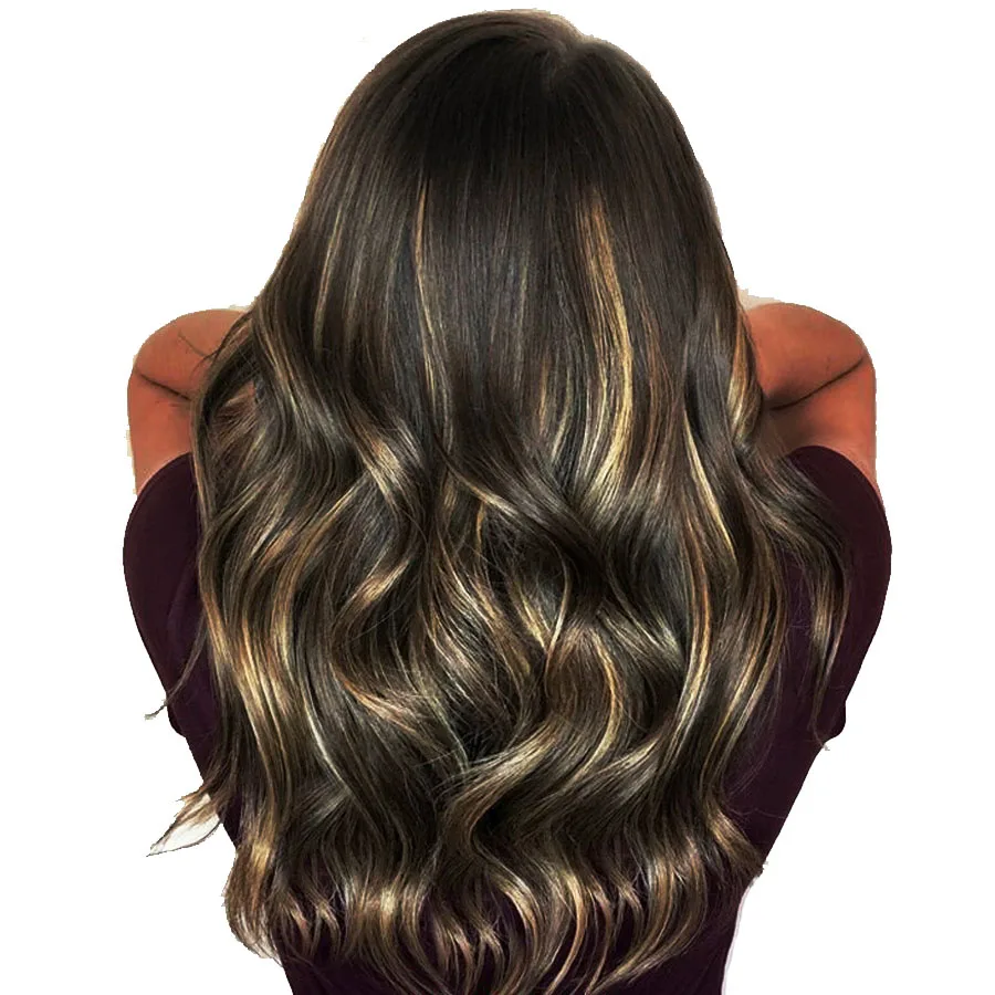 Женский парик с волнистым кружевом на передней части 10 '' 32'' Remy для зимы