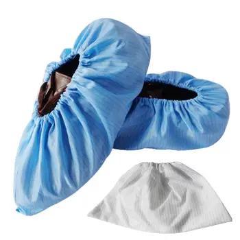 

1 Pair Anti-slip Dustproof Anti-static Elastic Band Protective Boot Shoe Covers waterproof design helps to protect your shoes