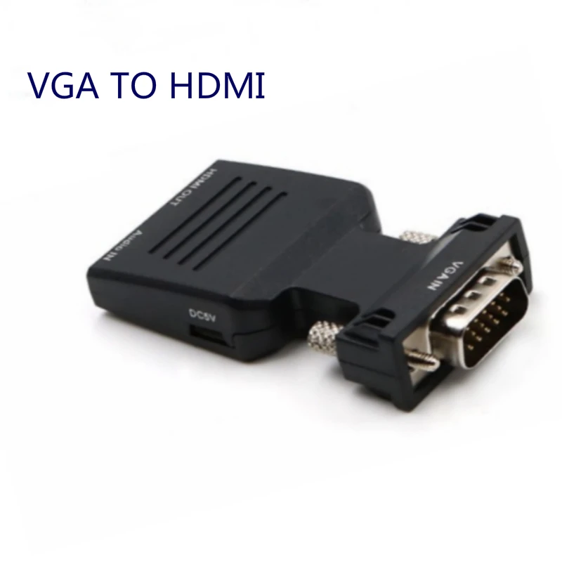 VGA к HDMI выход 1080P HD аудио ТВ AV HDTV ПК видео кабель VGA2HDMI конвертер адаптер