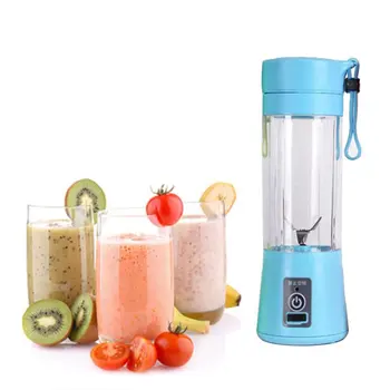 

Portable Electric Fruit Juicer Machine Blender Smoothie Maker USB Rechargeable Multifunction Juicer Bottle 380ml