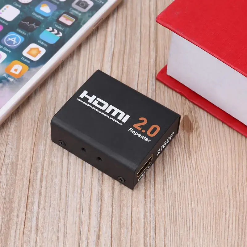 ABKT-60M HDMI удлинитель HDMI 2,0 сплиттер повторитель усилитель адаптер 4K видео поддерживает 3D 6,0 Гбит/с скорость передачи данных