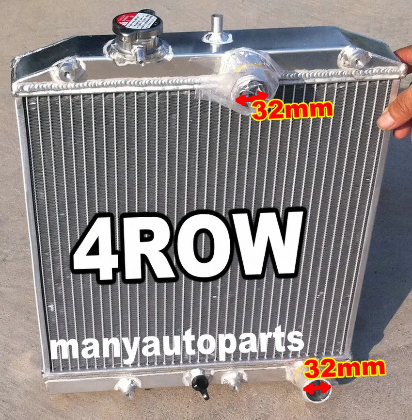 

4row aluminum radiator FOR HONDA CIVIC EK4/EK9,EG6/EG9,EM1 B16A VTEC 1992-2000 32MM PIPE
