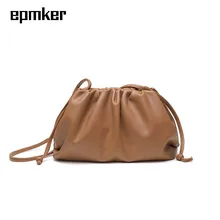 Epmker новые роскошные дизайнерские сумки через плечо для женщин, Сумки из искусственной кожи, облачный кошелек, клатч, дамская сумочка, сумка через плечо для девушек