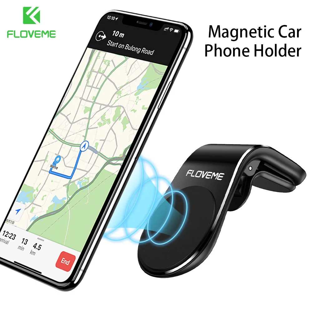  FLOVEME Magnetische Auto Telefon Halter Für iPhone 8 7 XR Unterstützung Smartphone Voiture In Auto 