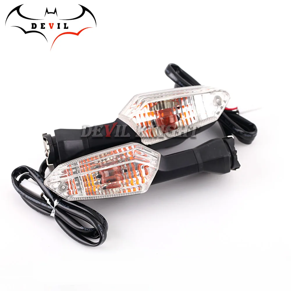clear turn signal Держатель номерного знака и поворотный сигнальный светодиод свет для KAWASAKI NINJA 250/400 Z400 ХВОСТ Tidy Fender Eliminator - Цвет: clear turn signal