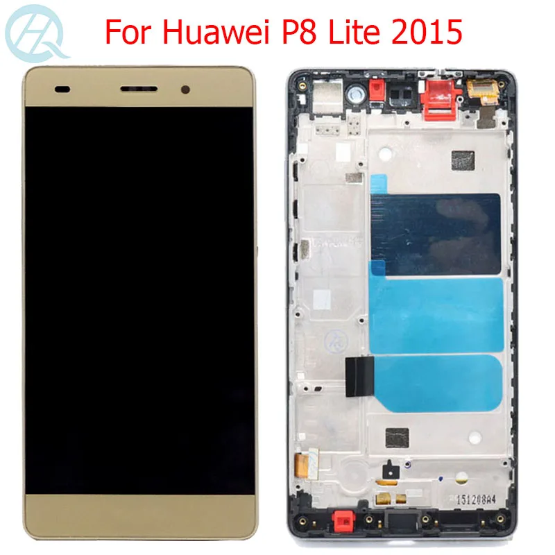 Orijinal LCD Huawei P8 Lite 2015 ekran ile çerçeve dokunmatik Panel ekran  5.0 "P8 Lite ALE-L04 ALE-L21 LCD ekran meclisi - AliExpress Cep telefonları  ve Telekomünikasyon Ürünleri