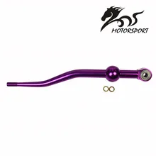 Автомобильный модифицированный рычаг переключения передач с двойным изгибом подходит для автомобилей Honda серии высокопроизводительный короткий циферблат алюминиевый сплав рычаг переключения передач