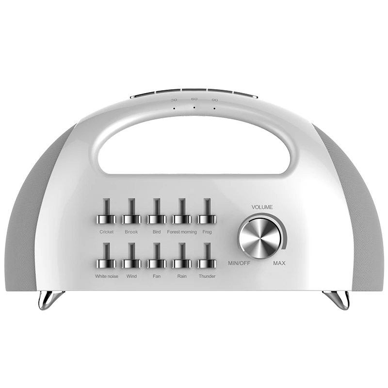 

White Noise Sounder Multi-Function Bluetooth Speaker Night Light Sleeper 10 Unique Soothing Natural Sounds for Everyone