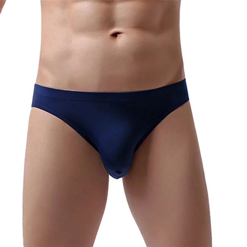 Fashion Soft Briefs Men Sexy Underwear Knickers Shorts Underpants Home Triangle Pants Panties #2l29 (19)