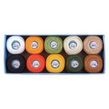 

Yarn "gamma" Iris assorted 100% cotton 10g No. 17