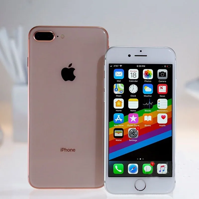 Оригинальный мобильный телефон Apple iPhone 8 / Plus 2G RAM 64 Гб/256 ГБ ROM с отпечатком пальца 4G