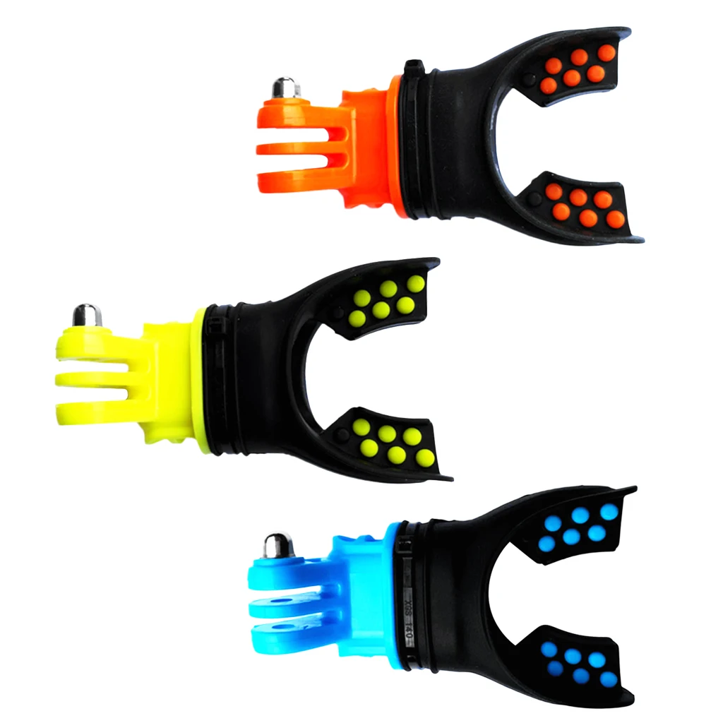Water Sports Surfing Shoot Mouth Mount Holder Skating Kayaking Accessories for GoPro Hero 5 4/3+/3/2/1 Sports Camera SJ Cam