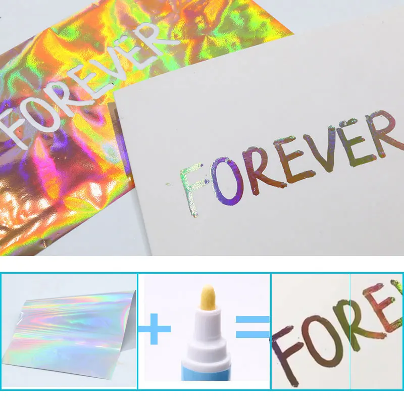 Heat Foil Laser Gold Hot Stamping Foil Paper Holographic Transfer Laminator Holographic Laminate Arts Crafts Card Paint craft foil