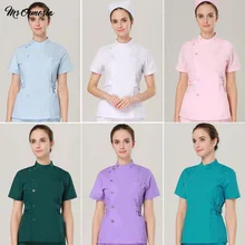 Больничная форма для врача, хирургии, с v-образным вырезом, косметические скрабы, медицинская форма, женские наборы, хирургические халаты, медицинская одежда для мытья рук