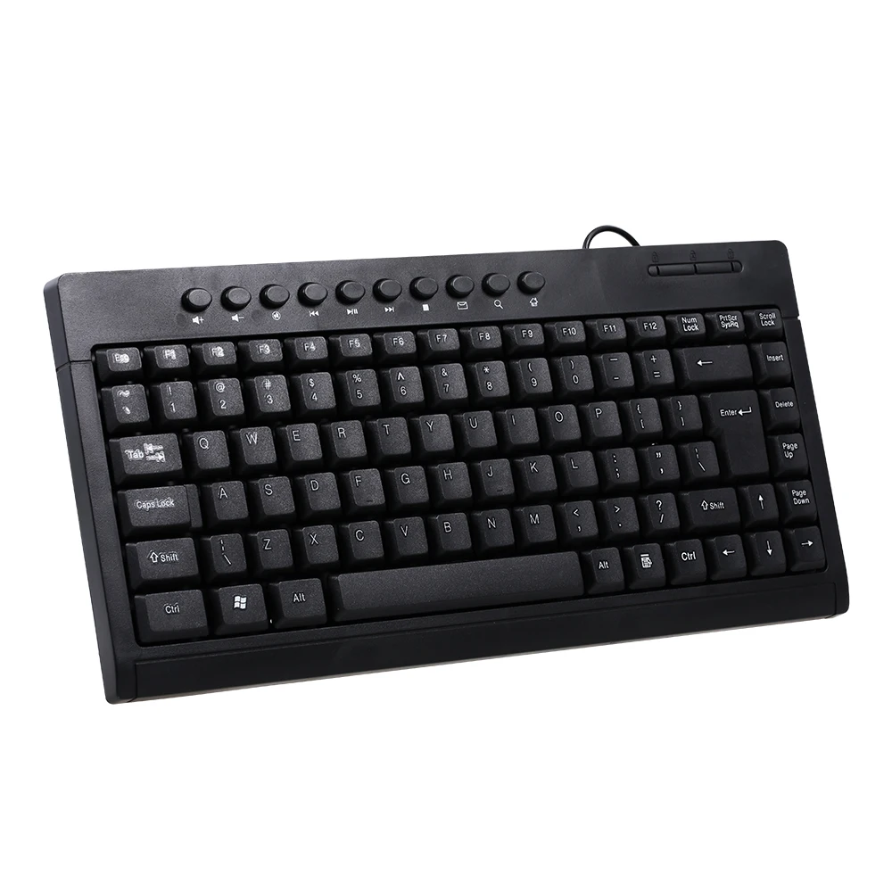 

Multimedia Keyboard Wired Silent Keyboard Waterproof Gaming Keyboard for Laptop PC USB Keyboard Waterproof design