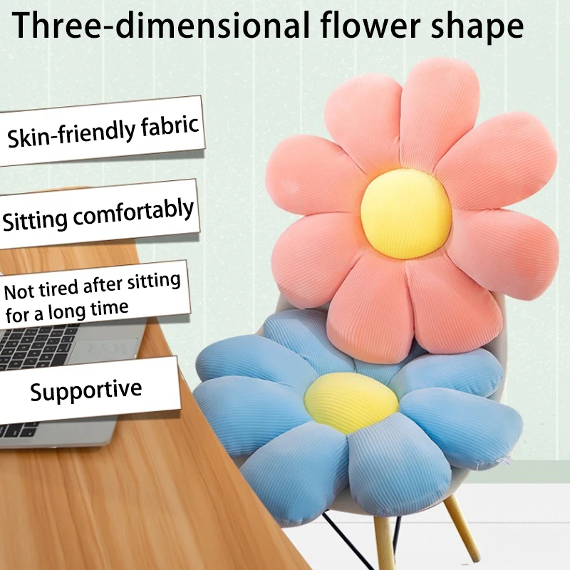 cushion covers Daisy Pillow Stuffed Flower Cushion Tatami Floor Cushion Sofa Throw Pillow Floor Pad  Flower Shaped Sofa Chair Cushion Props lumbar cushion