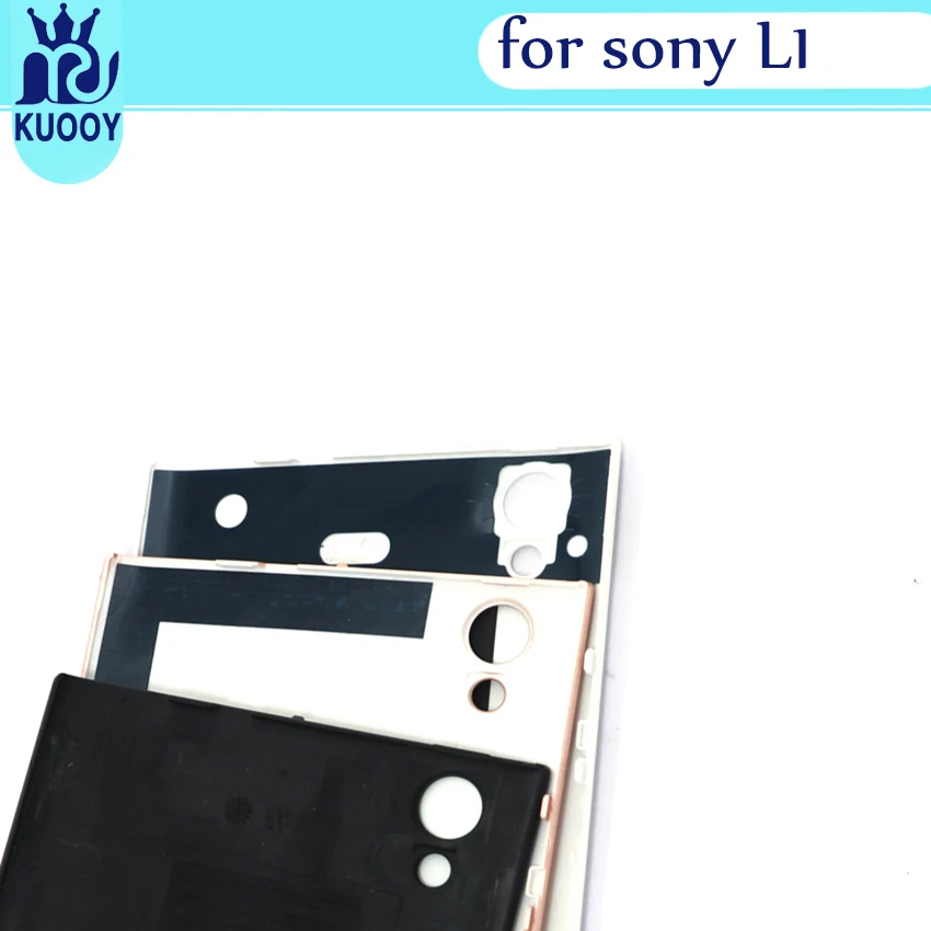 Для sony Xperia L1 G3311 задняя крышка корпуса G3312 Крышка батарейного отсека Корпус Замена частей для sony L1 Крышка батарейного отсека