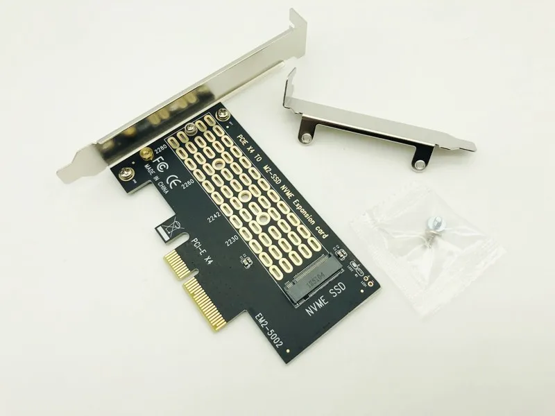 6 шт. PCIE к M2 адаптер Riser Card PCI Express к M.2 NVME SSD PCIE адаптер M ключ NVME SSD M2 PCIE карты расширения компьютера