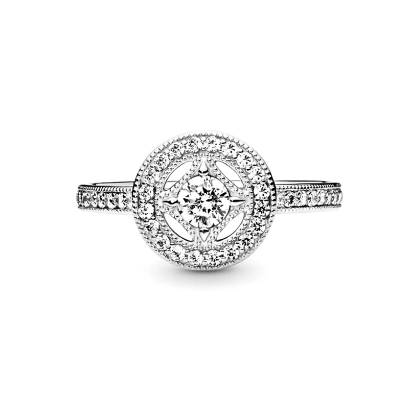 CUTEECO Новинка 30% серебро 925 пробы, цвет розовое золото винтажные очаровательные кольца для женщин обручальное кольцо Модная бижутерия для помолвки подарок