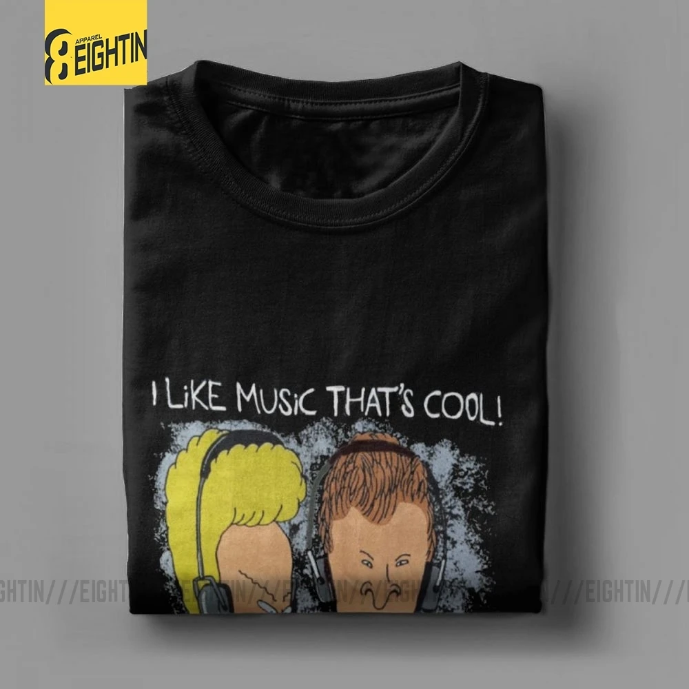 Beavis And Butthead футболки из хлопка с коротким рукавом футболки Awesome MensT модные футболки с круглым вырезом Большие размеры забавные