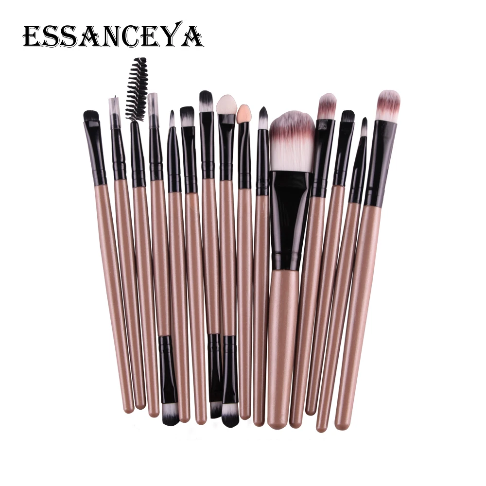 ESSANCEYA 15/20 шт./компл. набор кистей для макияжа Тени для век основа для губ Кисть для макияжа бровей, набор инструментов Pinceau de maquillage