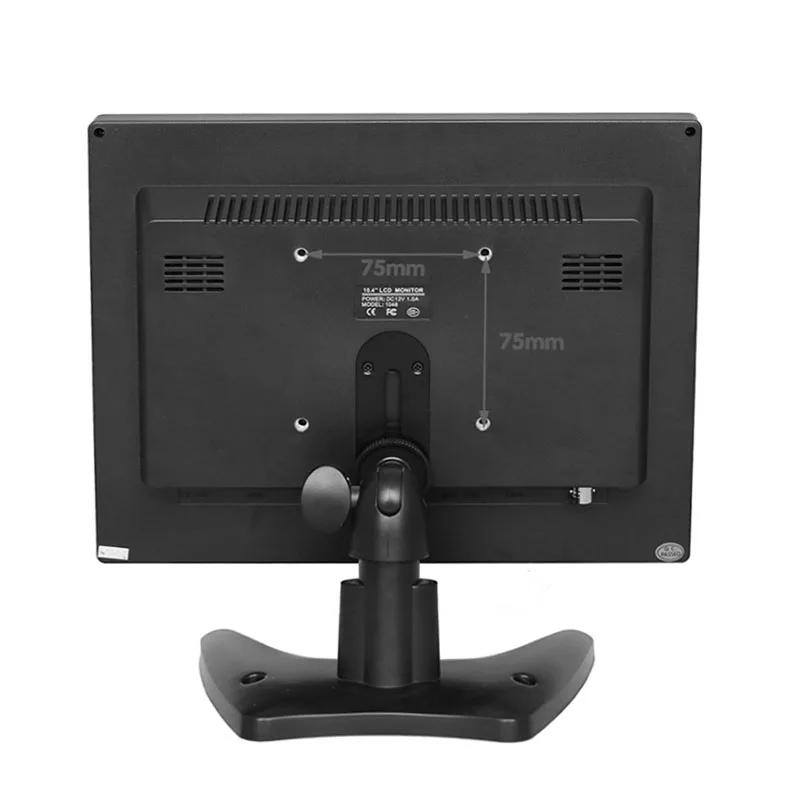 ZHIXIANDA 10.4 inch 800*600 with BNC HDMI AV VGA USB input for Car CCTV DVR Microscope industrial protable monitor