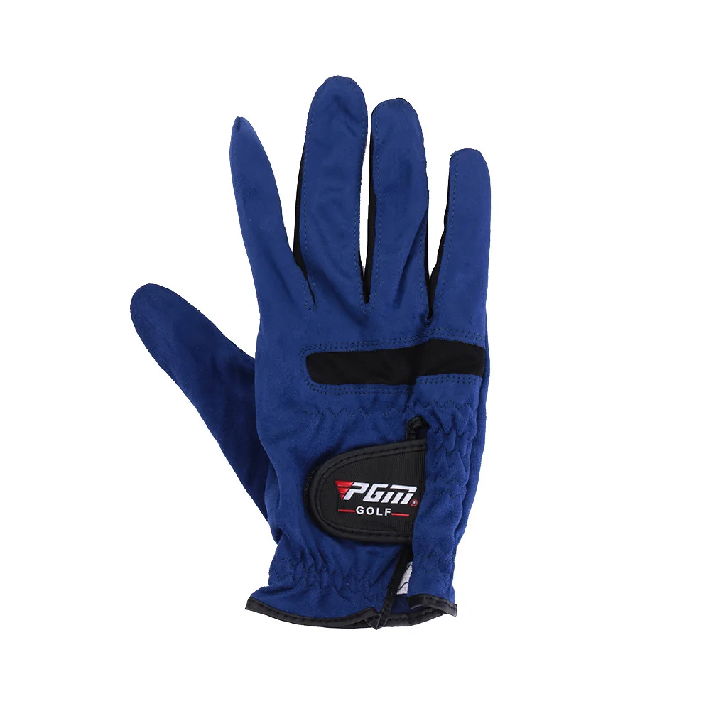 Blue 24 yards Мужские перчатки премиум-класса, мягкие перчатки для гольфа, размер 23 24 25 26 27 ярдов - Color: Blue 24 yards