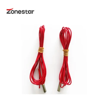 

ZONESTAR 2PCS/LOT Cartridge Heater Ceramic Tube Piepe 6x15mm For Reprap 3D Printer DIY Kit 12V/40W 24V/50W Wire 1.5 Meter