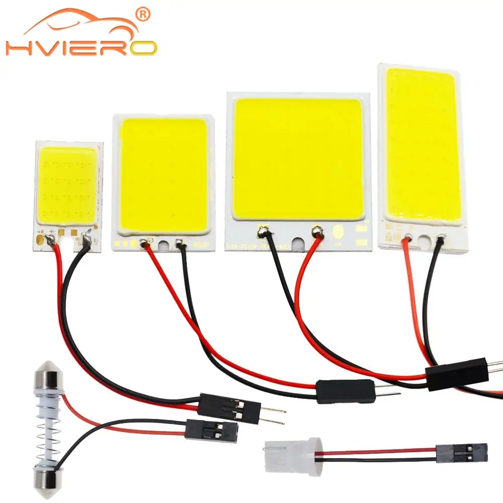 10X C5W Cob W5W 24Led 36Led 48Led белая Автомобильная дверь Led Парковка Авто Внутренняя