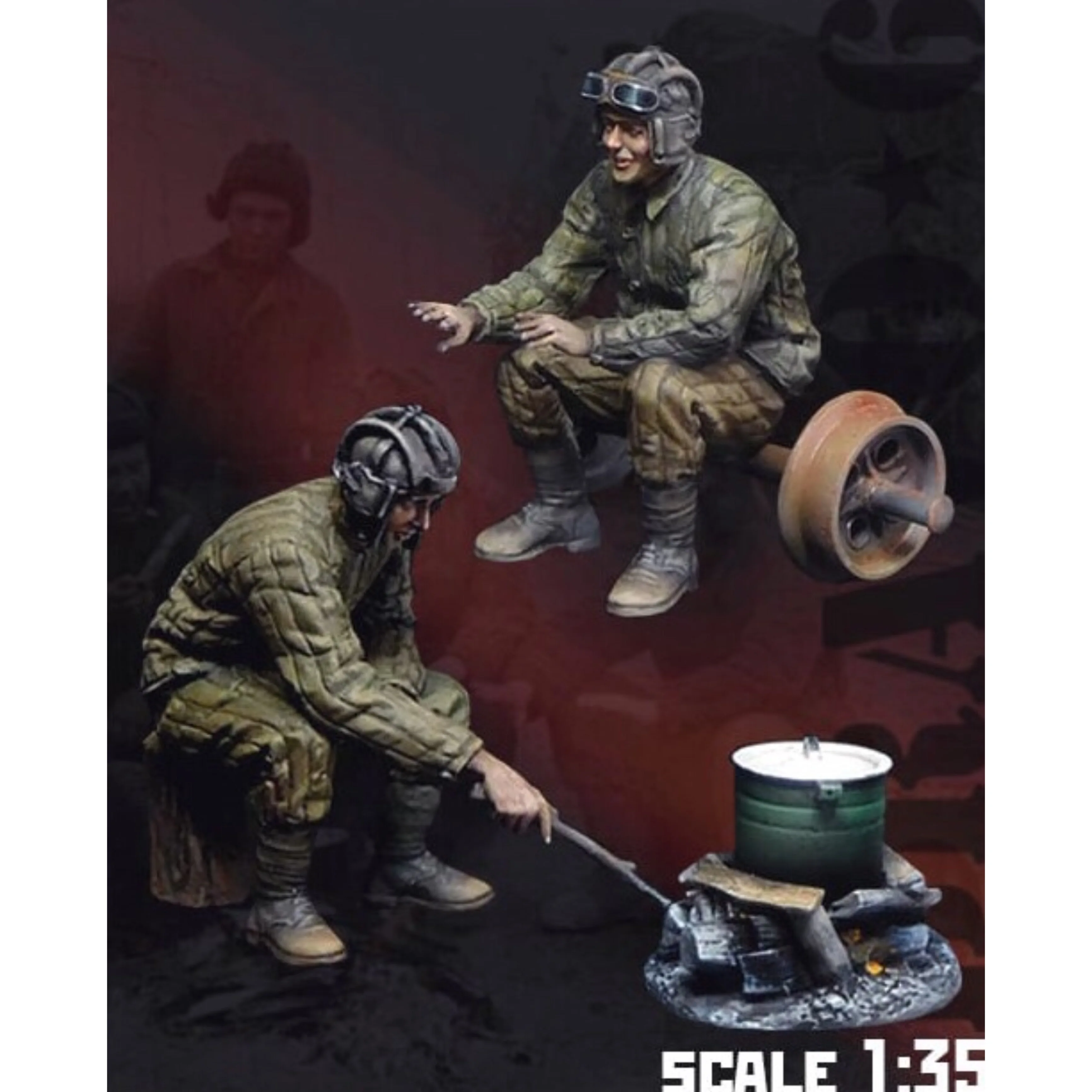 1/35 Resin Model Figure GK，Unassembled and unpainted kitModel Building