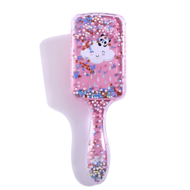 Cartoon Unicorn Transparent Hair Brush