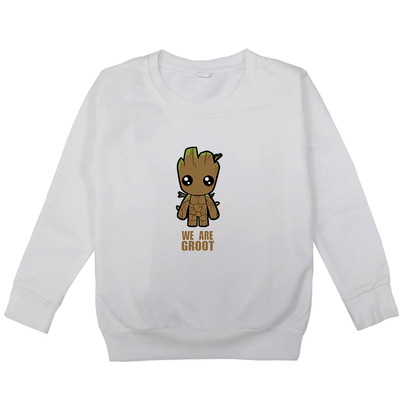 

groot Sweatshirts Printed Spring Autumn Hoodies Kids Girls Cotton Clothes Sweatshirt Baby Boys Long Sleeve Shirt