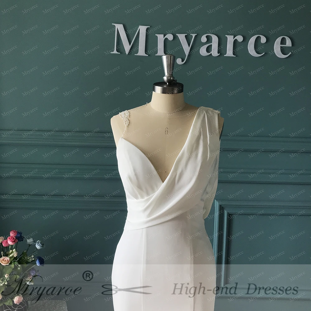 grace kelly wedding dress Mryarce Unique Bride 2020 Scoop Neck Amazing Back Luxury Beading Mermaid Bridal Gowns summer wedding guest dress