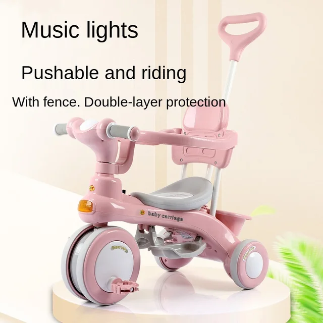 LazyChild Pedal Trike Baby Balance Bike Multi-function Kid Bicycle Child Stroller Gift For 1-6 Years Baby 2021 New Dropshipping 2