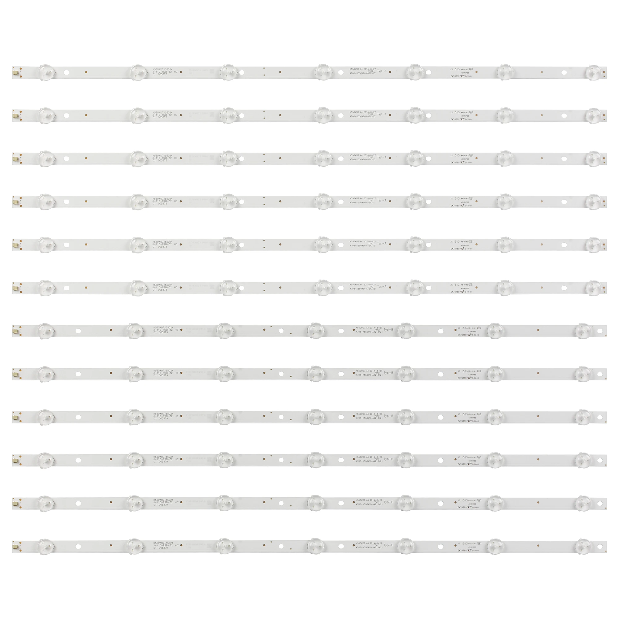 Светодиодная подсветка для Philips 55PUF6051/T3 55 &#x274708-K55WDR-A1213K11 4708-k550wd-a3213k21 a3213k31 K550WD7 12