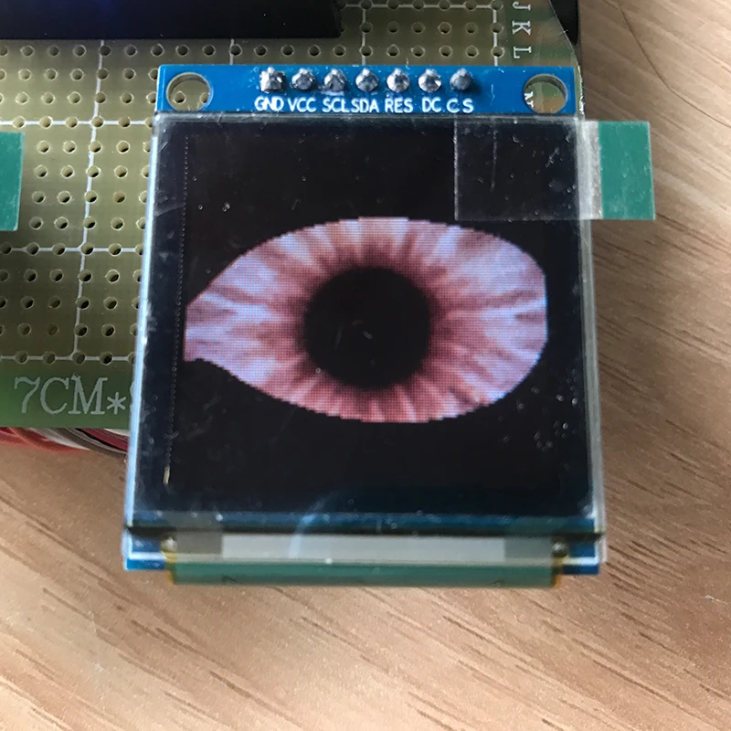 Электронный мигающий модуль без sclera eyes Bar Хэллоуин Детские игрушки забавное