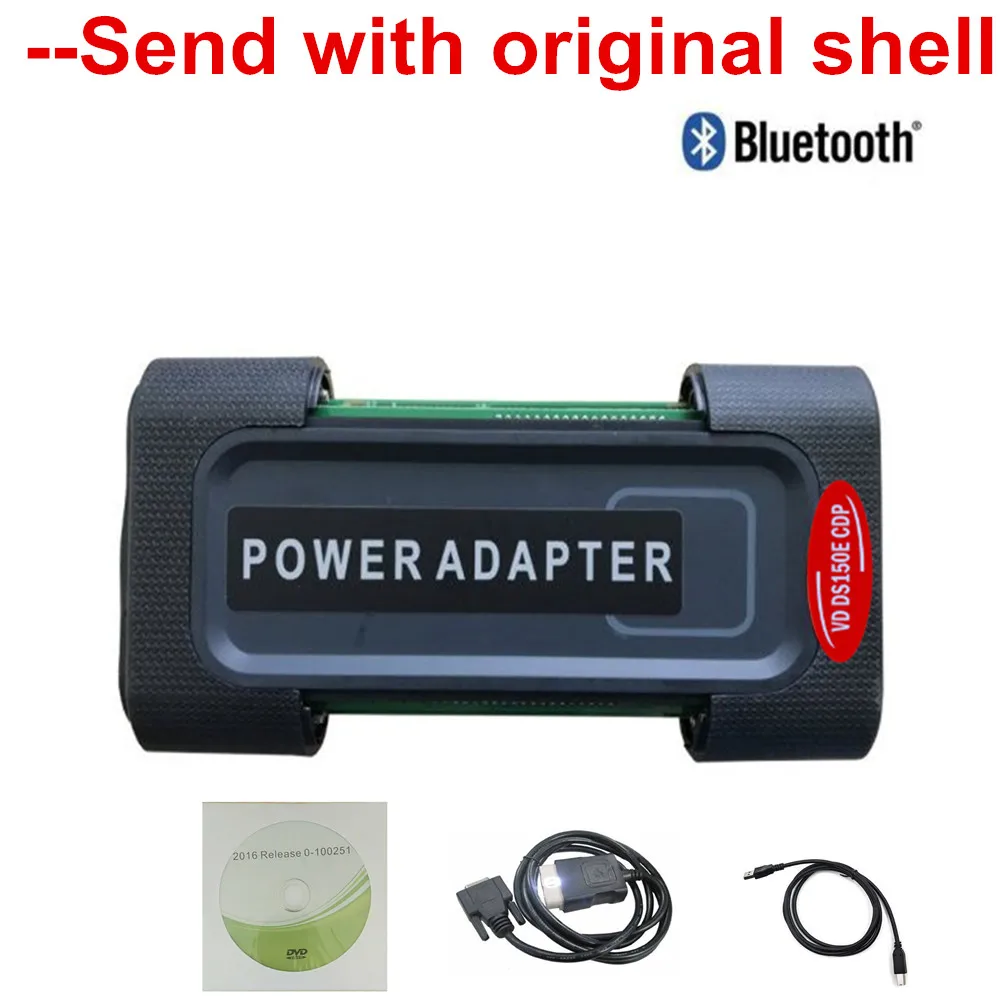 Новейший. R0 с ключом для delphis vd ds150e cdp bluetooth автомобильный Грузовик vd tcs cdp pro для autocomes obd2 сканер - Цвет: autoc0mes with BT