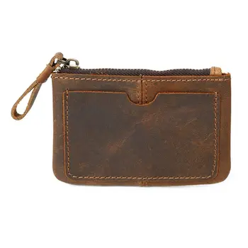 

Unisex Genuine Leather Card Holder Wallet Purse Organizer Pocket Change Coin Bag M6CC