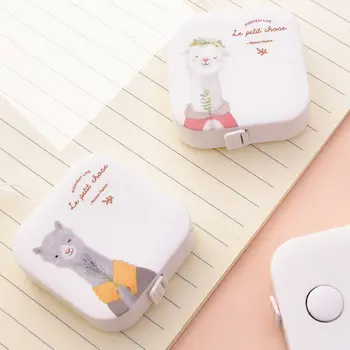 

Lovely Tape Measure Candy Color Leather Ruler Box Portable Fashion Design School Supply Student Gift 1.5m