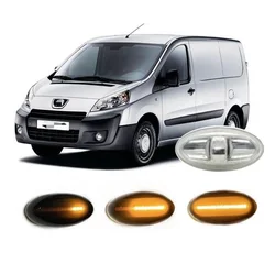 for Peugeot Expert VF3 V Box Tepee 2007 2008 2009 2010 2011 2012 2013 -  2019 Sequential LED Indicator Side Marker Signal Lamp