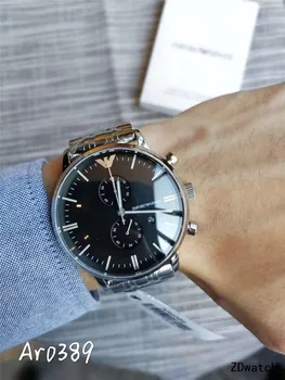 

Armani- Luxury Brand women quartz Watches men Watch Stainless Steel Strap wristwatch Top classic watch Christmas gift 279 orders