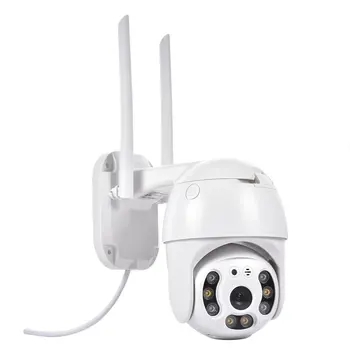 

8LED Full Color Day Night Lights 360 Degree Rotating Wireless Outdoor Camera IP66 Waterproof 2.5 inch Ball Dome IP Camera